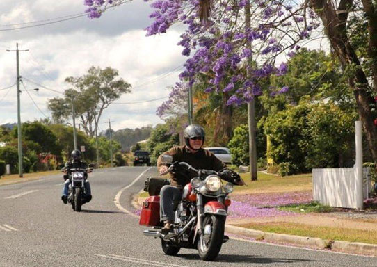 Motorcycling Tourist Drive